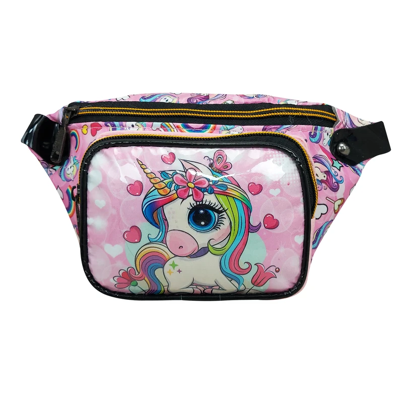 کیف کمری دخترانه سیی مدل اسب تک شاخ یونیکورن پونی کد 224.16