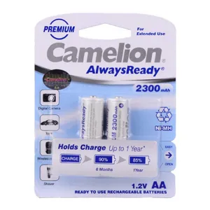 باتری قلمی قابل شارژ کملیون مدل AlwaysReady 2300 بسته دو عددی