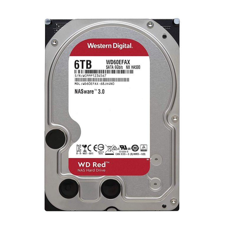 هارددیسک اینترنال وسترن دیجیتال مدل Pro WD60EFAX ظرفیت 6 ترابایت