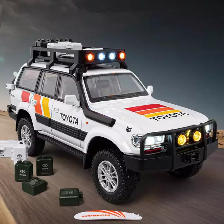 ماکت ماشین چه ژی مدل تویوتا لندکروزر Toyota Land Cruiser LC80 کد W100