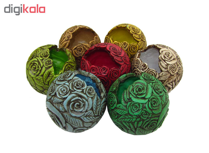 گلدان رزپک طرح گل کد 303