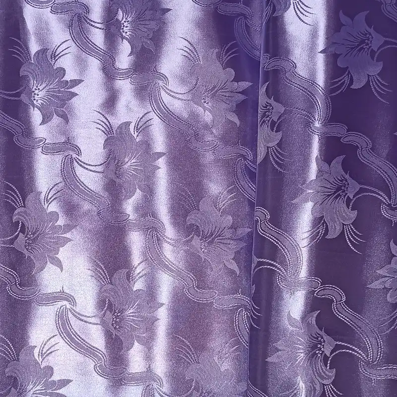 پارچه پرده مدل ساتن طرح دار کد AS60