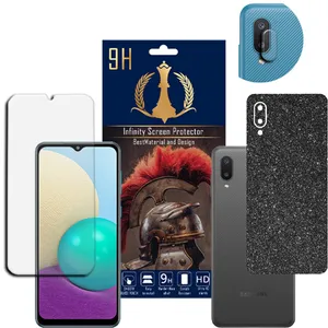  Infinity PRO MAX Cover Sticker For SAMSUNG GALAXY M02 with Screen and Lens Protector