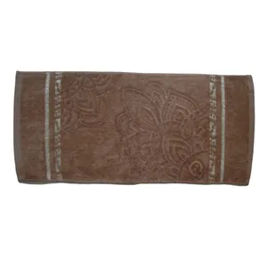 حوله دستی هنر مدل گل سایز 28x56 سانتی متر