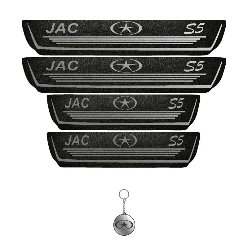 برچسب پارکابی خودرو لندمون کد LMm0036 MS مناسب برای جک اس 5 مجموعه 4 عددی به همراه جا کلیدی