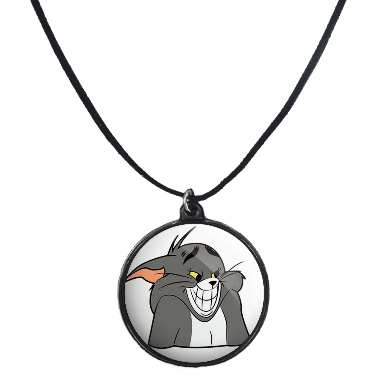 گردنبند پرمانه طرح تام و جری کد pmb.10847 مدل دو طرفه