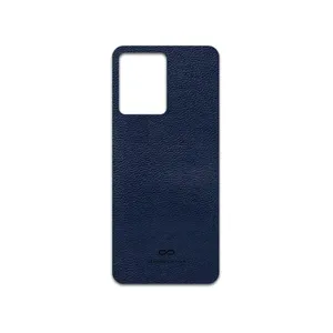 MAHOOT Deep-Blue-Leather Cover Sticker for Xiaomi Redmi Note 12 4G