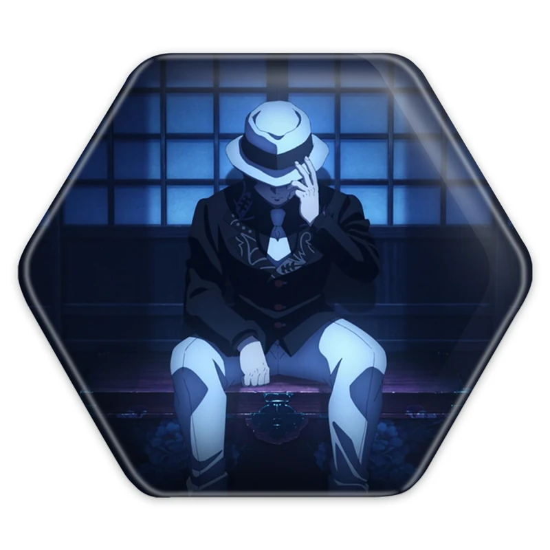 پیکسل خندالو طرح موزان ساما انیمه شیطان کش مدل شش ضلعی کد 12779