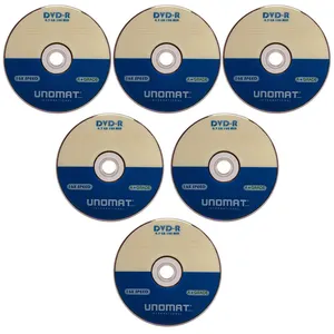 دی وی دی خام یونومات مدل DVD - R بسته 6 عددی