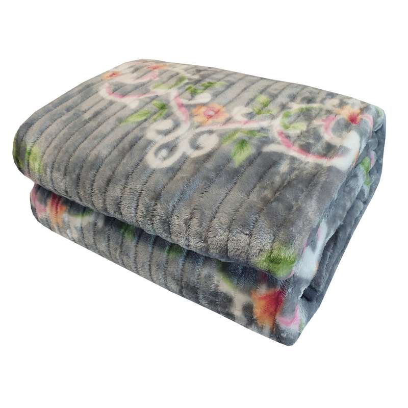 پتو نرمینه بافت مدل نسیم کد 110 سایز 155x215 سانتی متر