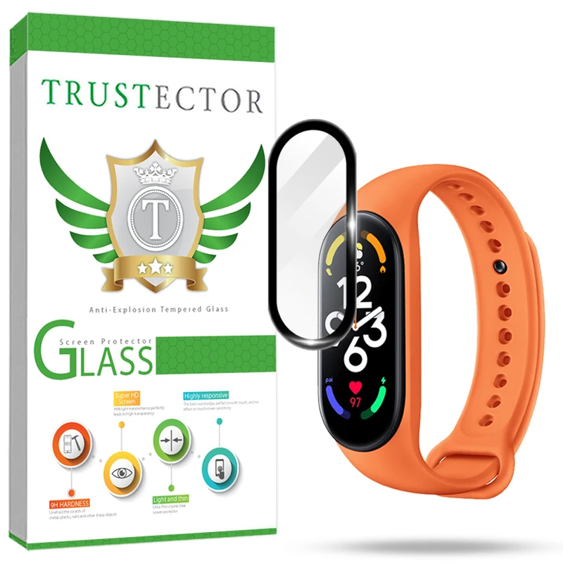محافظ صفحه نمایش تراستکتور مدل PMMT20 مناسب برای ساعت هوشمند شیائومی Mi Band 7