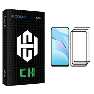 Ricomm CH glass Screen Protector For Xiaomi Mi 10T Lite 5G Pack Of 3