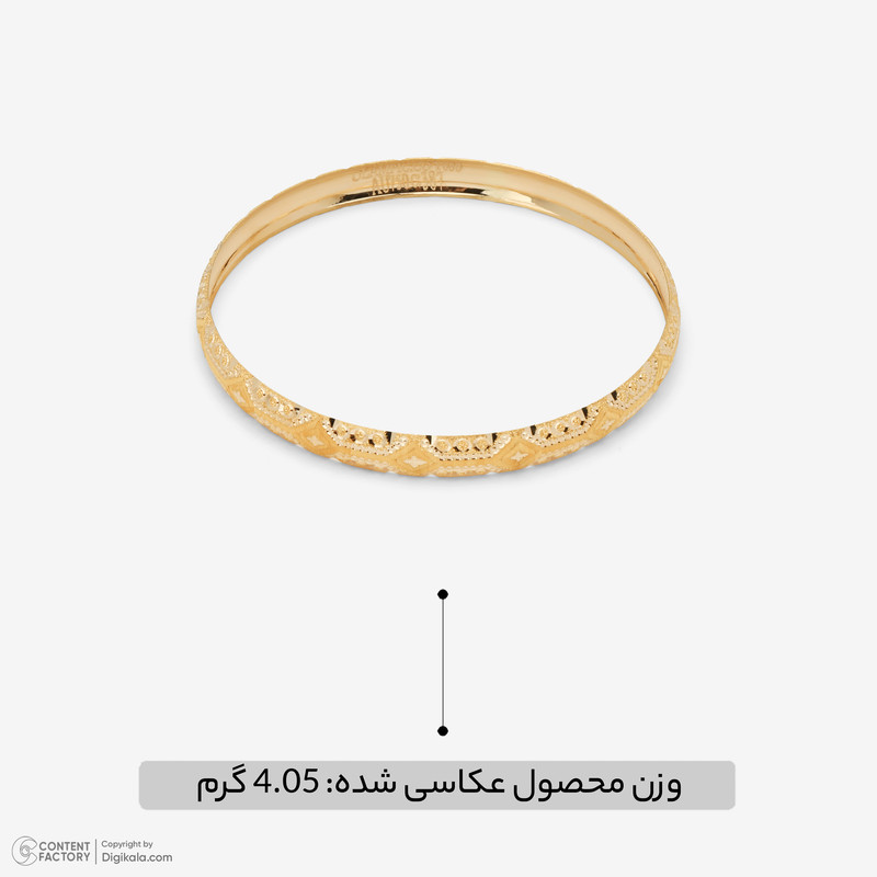 النگو طلا کم اجرت 18 عیار زنانه مایا ماهک مدل MB2099 