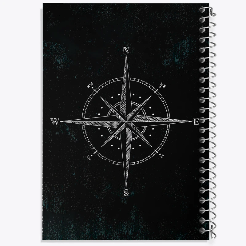 دفتر نقاشی 50 برگ خندالو طرح قطب نما کد F1069