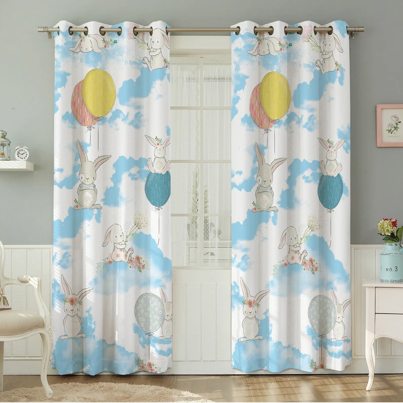 پرده نیروانا طرح کودک   مدل مخمل کد 8300سایز 140×280 سانتی متر