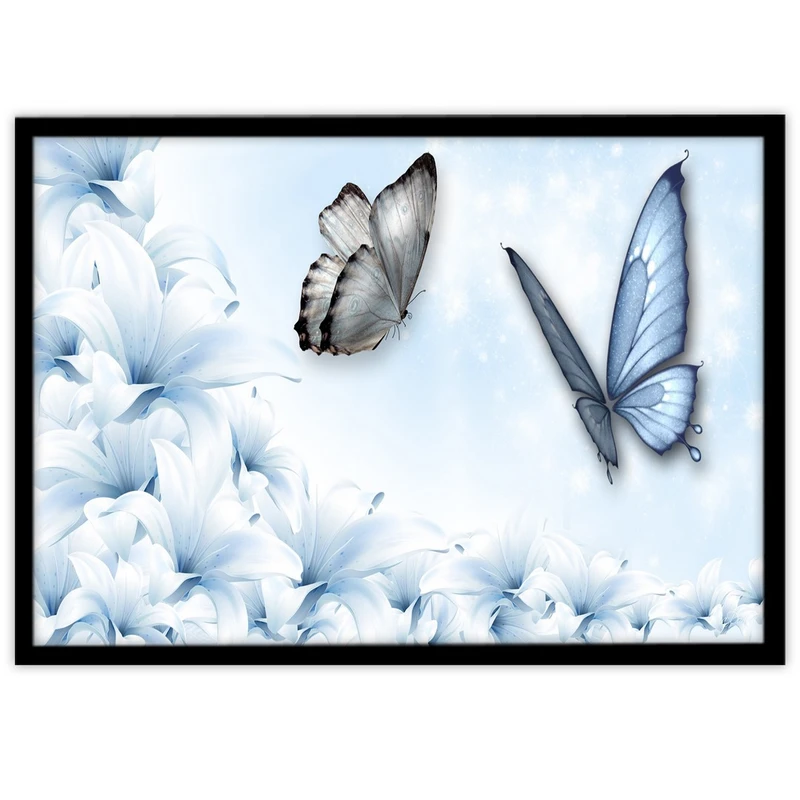 تابلو بکلیت طرح نقاشی رقص پروانه مدل B-10449