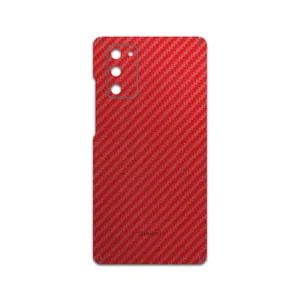 MAHOOT Red-Fiber Cover Sticker for Samsung Galaxy Note20