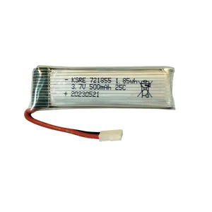 باتری لیتیومی مدل KSRE-HP-721855 ظرفیت 500 میلی آمپر ساعت