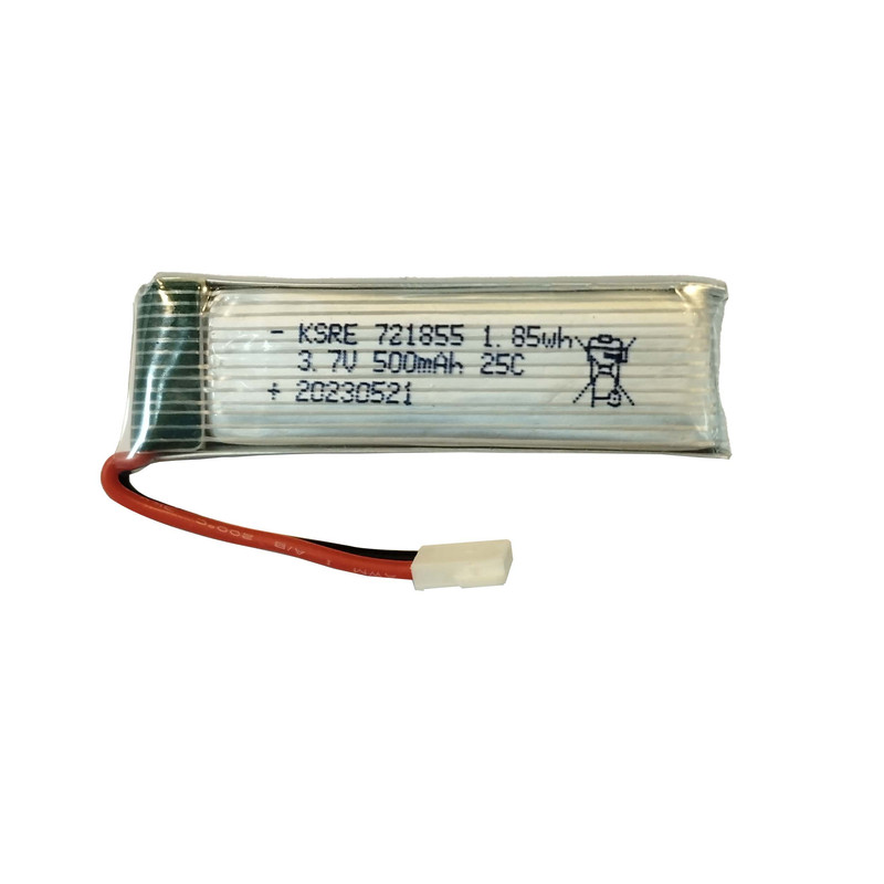 باتری لیتیومی مدل KSRE-HP-721855 ظرفیت 500 میلی آمپر ساعت