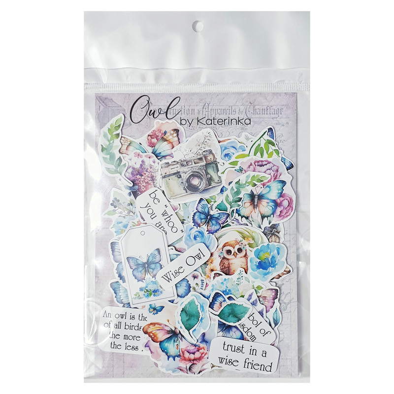 کارت پستال مدل WISE OWL بولت ژورنال و اسکرپ بوک