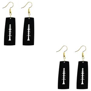 گوشواره زنانه هانستو مدل E2-008 مجموعه دو عددی