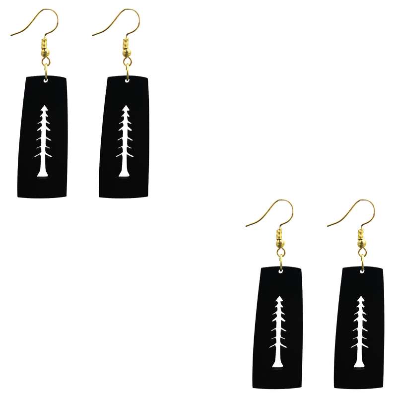 گوشواره زنانه هانستو مدل E2-008 مجموعه دو عددی