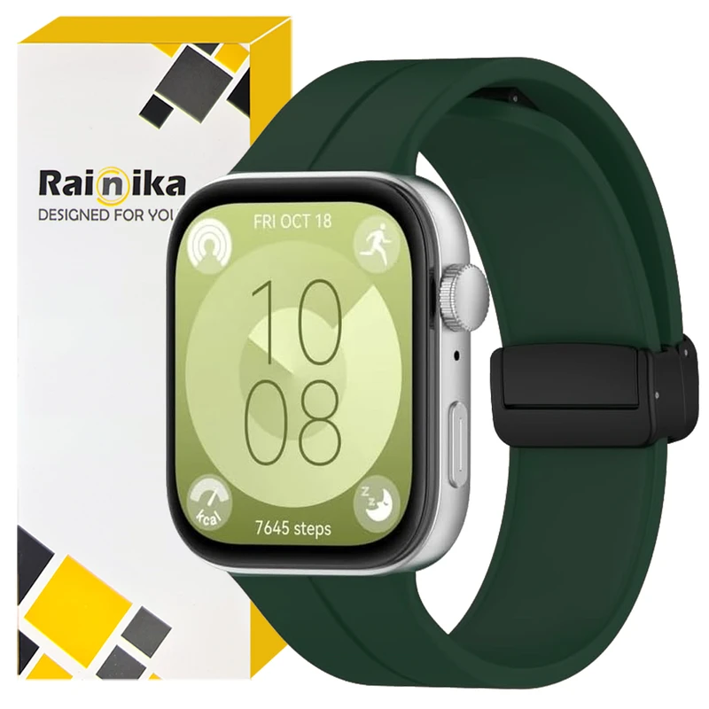 بند رینیکا مدل Fit3 MAG HUAW مناسب برای ساعت هوشمند هوآوی Fit 3 / Fit 4 / Fit 4 Pro