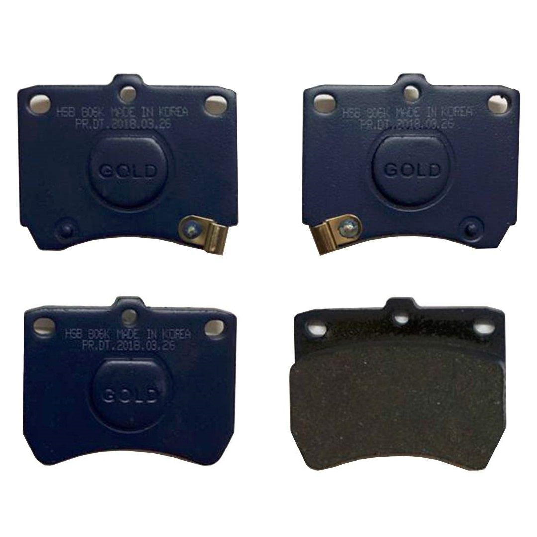 لنت ترمز جلو گلد مدل HP1001 مناسب برای پراید بسته 10 عددی