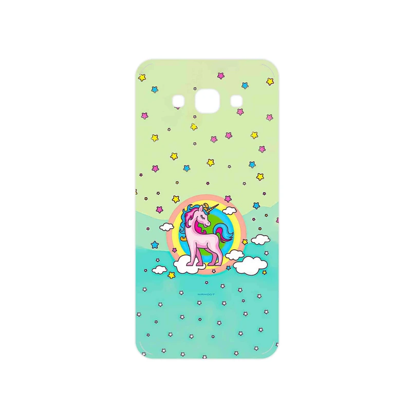 برچسب پوششی ماهوت مدل Rainbow unicorn adventure مناسب برای گوشی موبایل سامسونگ Galaxy A8