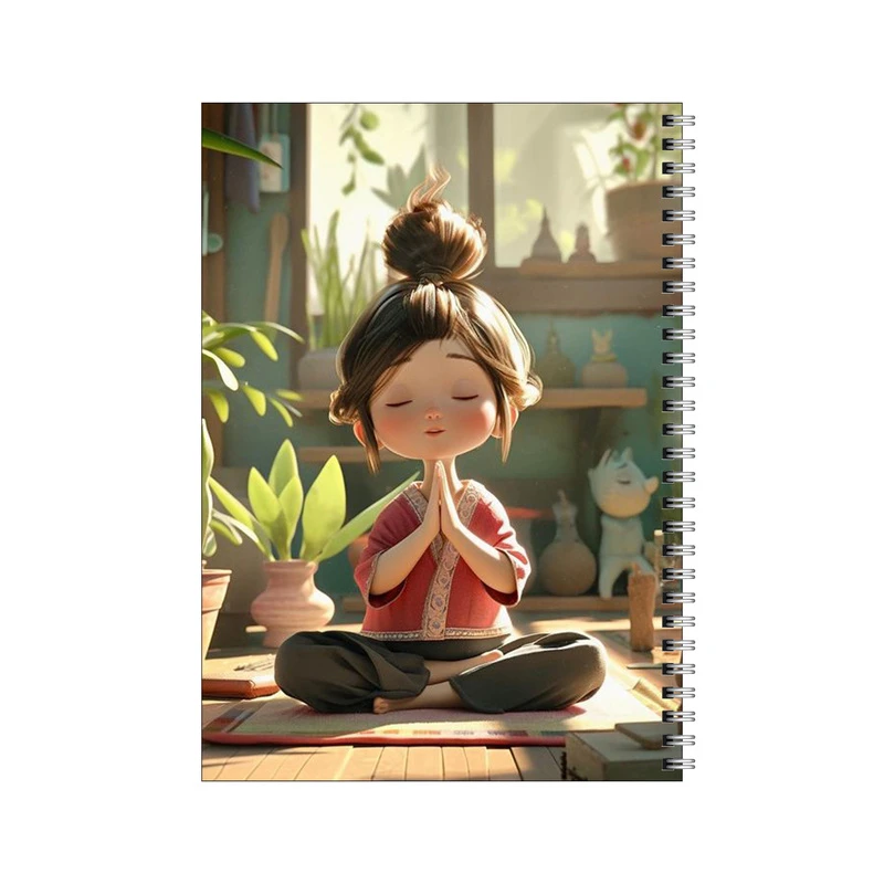 دفتر مشق 50 برگ بامبیلیپ طرح یوگا  و آرامش کد 4392458