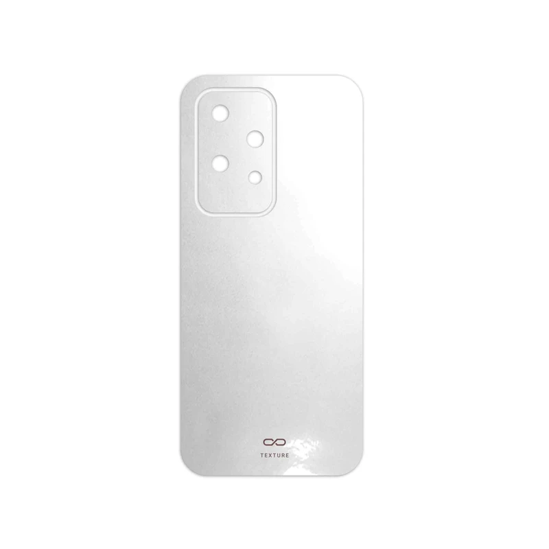 برچسب پوششی ماهوت مدل Metallic-White مناسب برای گوشی موبایل آنر 200 Lite