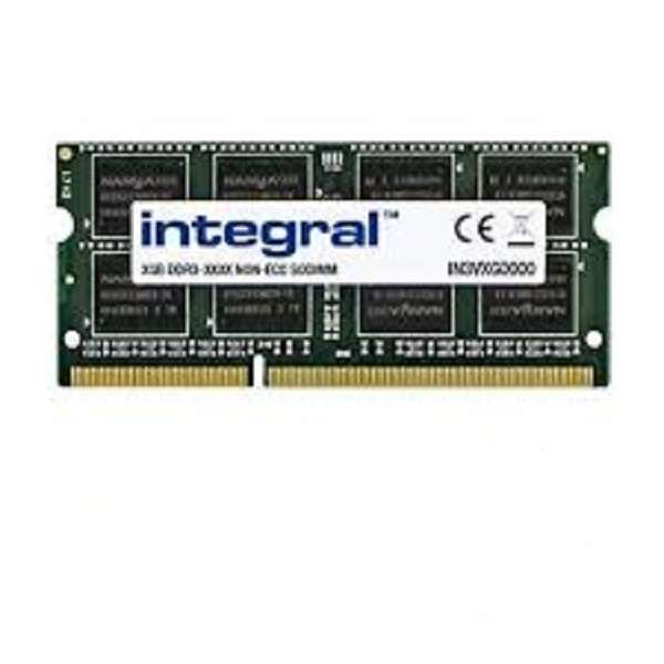 رم لپ تاپ DDR3 تک کاناله 1600 مگاهرتز CL11 اینتگرال مدل PC3-12800 ظرفیت 4 گیگابایت