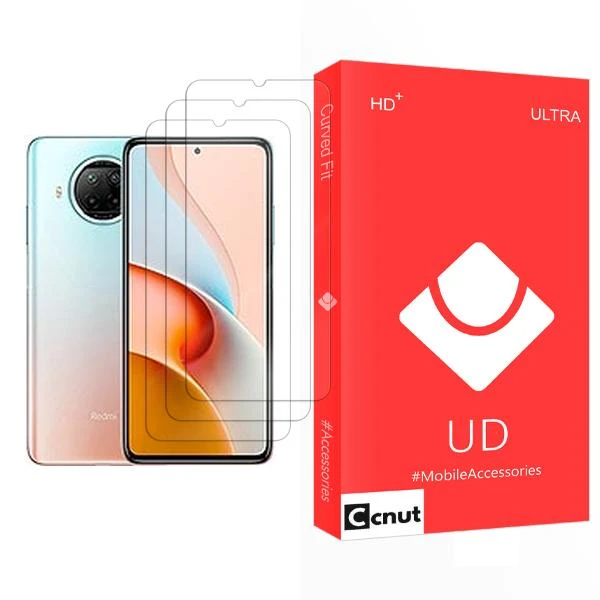 محافظ صفحه نمایش کوکونات مدل UD Ultra MIX003 مناسب برای گوشی موبایل شیائومی Redmi Note 9 Pro 5G بسته سه عددی