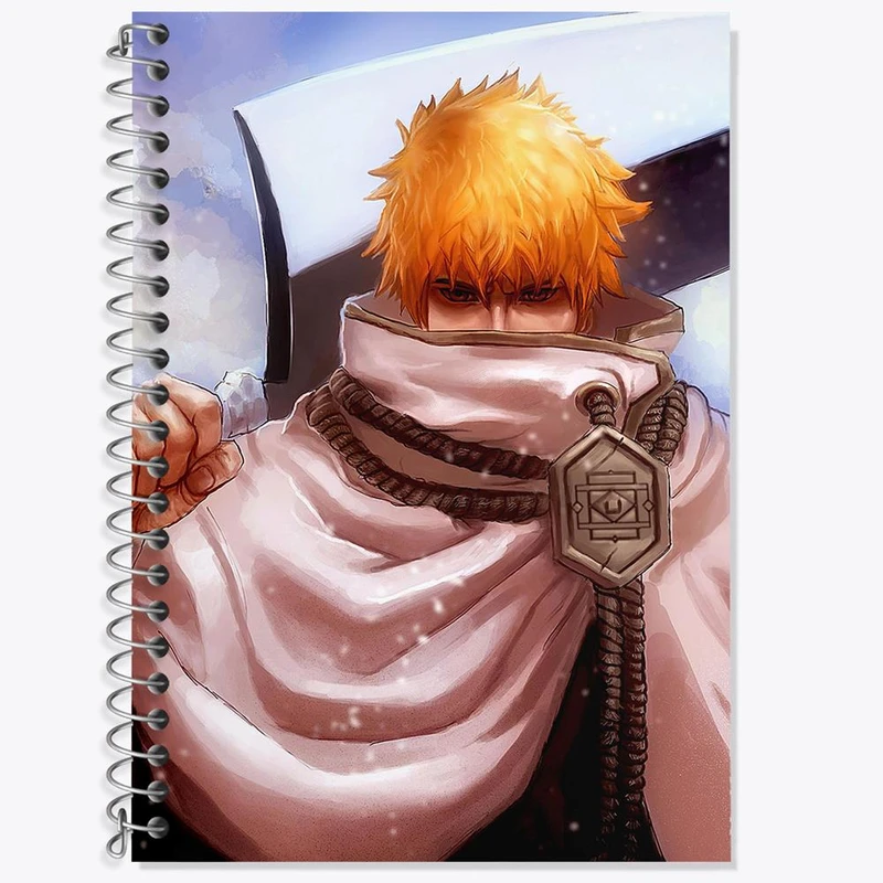 دفتر لغت 50 برگ خندالو مدل ایچیگو انیمه بلیچ Bleach کد 12023