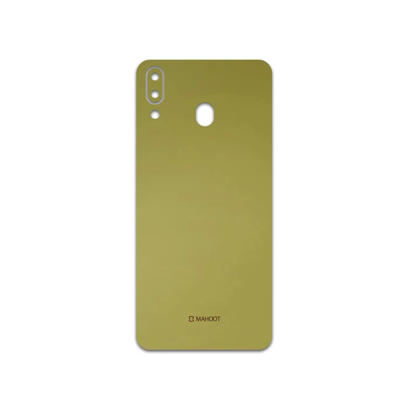 برچسب پوششی ماهوت مدل Matte-Gold مناسب برای گوشی موبایل سامسونگ Galaxy M20