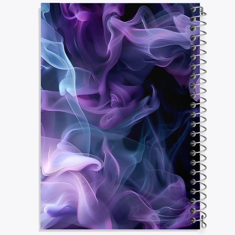 دفتر ژورنال نویسی 50 برگ خندالو مدل نقطه ای طرح دود رنگی کد N5463