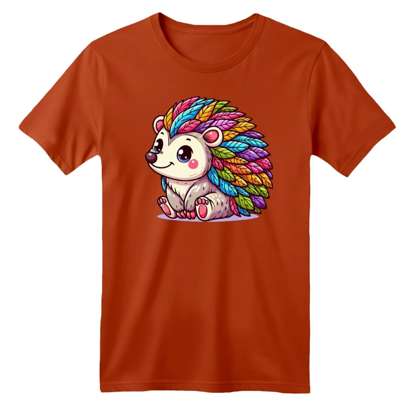 تی شرت آستین کوتاه بچگانه مدل خارپشت کد 01  