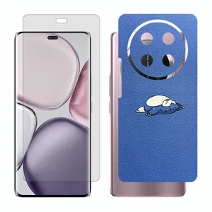 Glass Together model matte screen protector suitable for Honor X9c mobile phone with back cover sticker