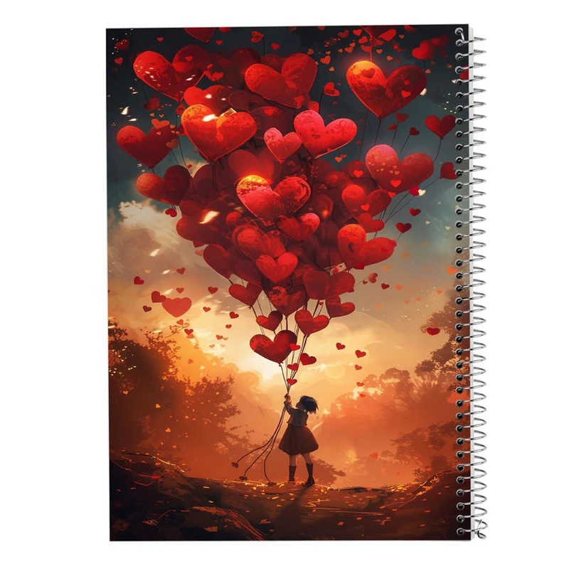 دفتر ژورنال نویسی 50 برگ مدوپد مدل نقطه ای طرح فانتزی کد DF16604