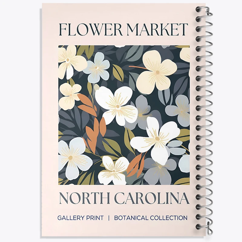 دفتر مشق 100 برگ خندالو طرح گل گلی کد N5326