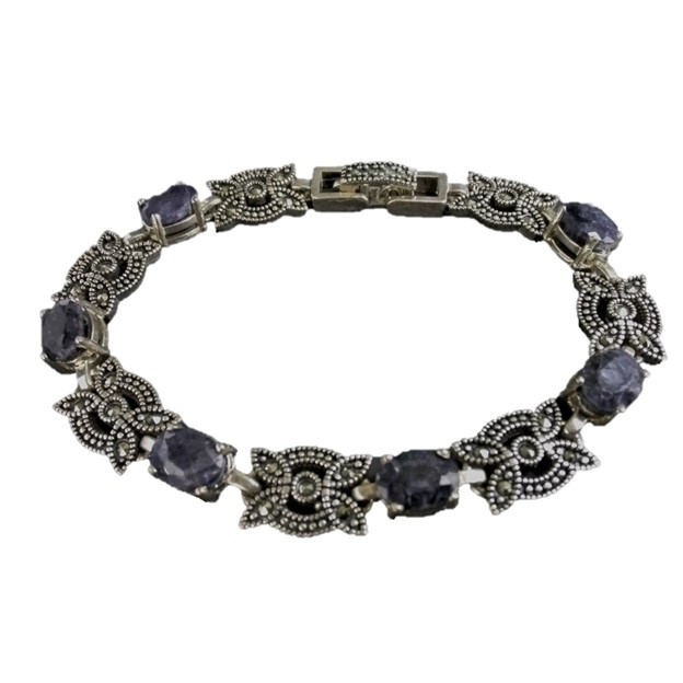 دستبند نقره زنانه مدل کبود glsr-1722