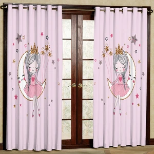 پرده مدل دختر مخمل پانچی کد 1726 سایز 140x280 سانتی متر