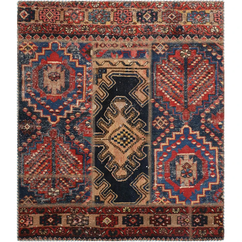 کلاژ فرش دستبافت یک متری فرش هریس کد 101925