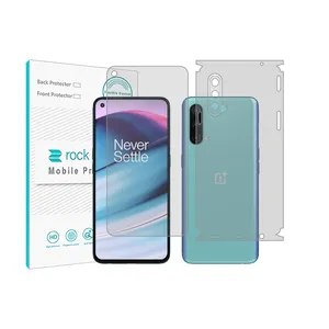 Rockspace transparent screen protector HyGEL model suitable for OnePlus Nord CE 5G mobile phone with back protector
