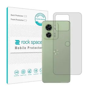 Transparent Rockspace HyGEL phone back protector suitable for Motorola Edge 40 mobile phone
