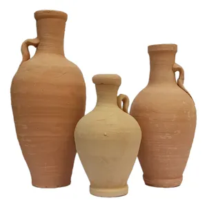 کوزه سفالی مدل آوازی کد JSD-222 مجموعه 3 عددی