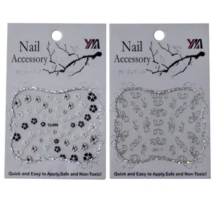 استیکر طراحی ناخن مدل TJ-099 - BB-17 کد 1258 مجموعه 2 عددی