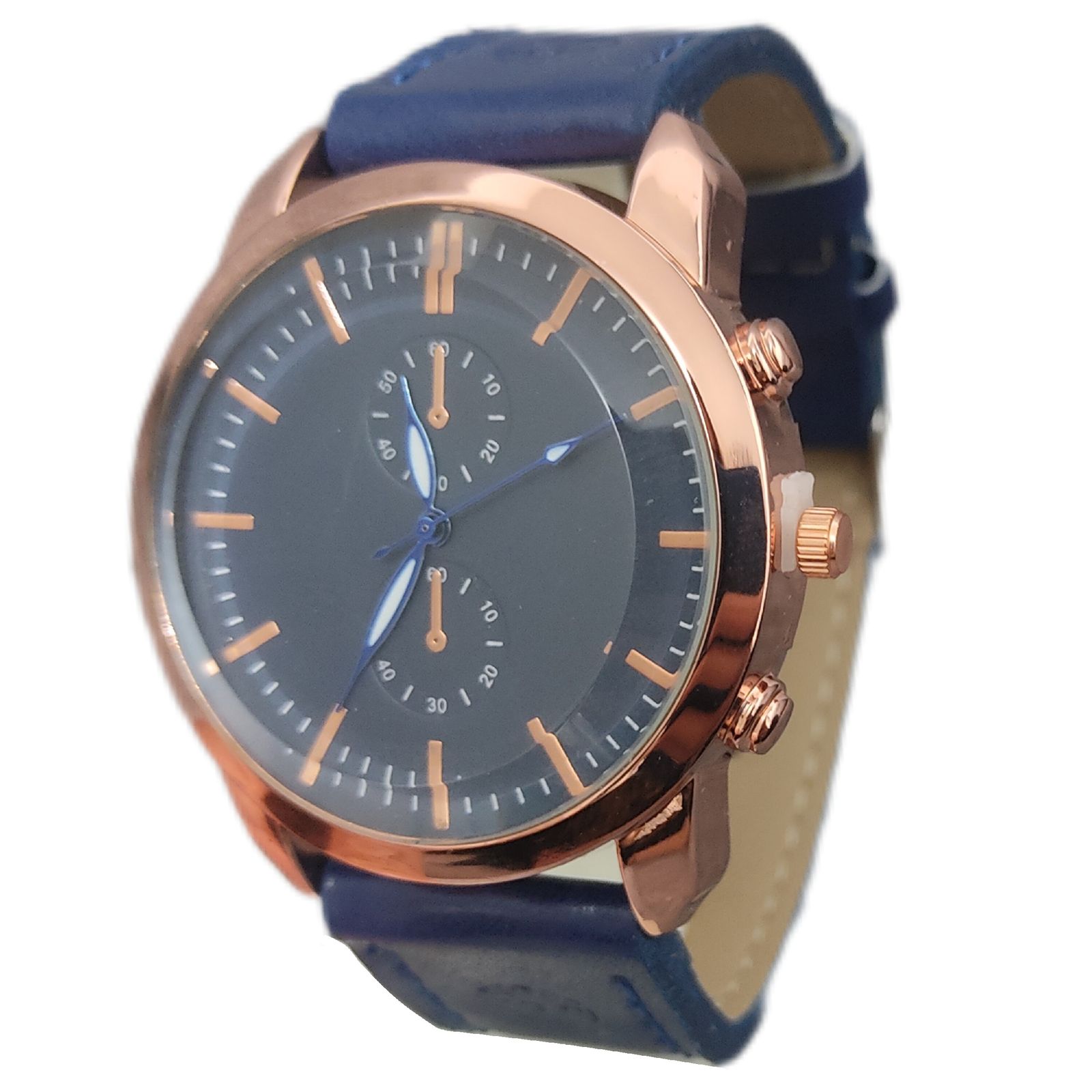 ساعت مچی عقربه ای مدل بند چرمی کد 003 -  - 8