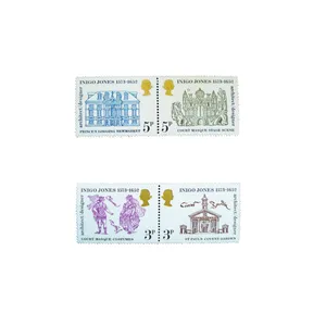 تمبر یادگاری مدل Inigo Jones کد 007 مجموعه 4 عددی