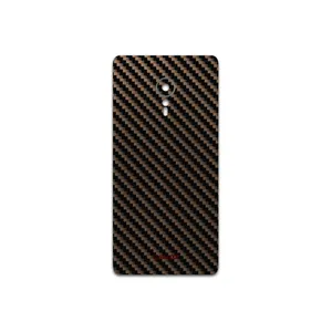 MAHOOT Glossy-Brown-Fiber Cover Sticker for Lenovo ZUK Z2